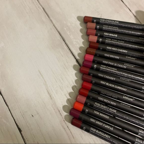 italia deluxe Makeup 6 Italia Deluxe Ultra Fine Lip Liners Set